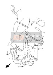 5WWF15680100, Label Warning, Yamaha, 2